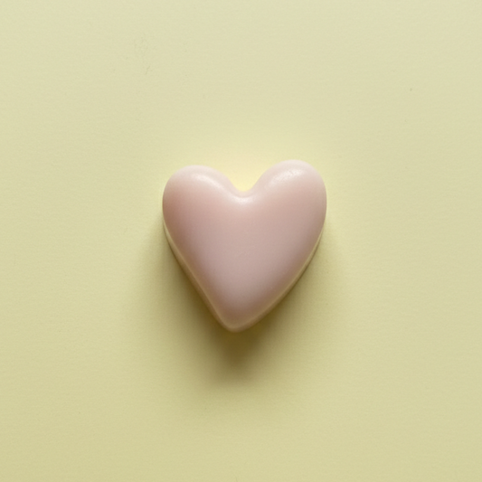 Coeur fondant "Rose vanillé"